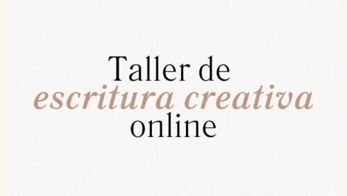 Taller de escritura creativa